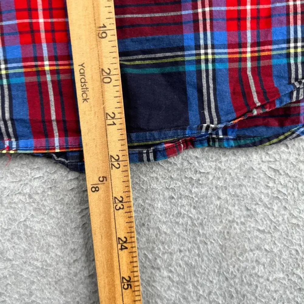 Osh Kosh B'Gosh Long Sleeve Button Up Shirt Tartan Plaid Casual Classic Size 7
